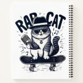 Rap Cat Harmony Notitieboek (Achterkant)