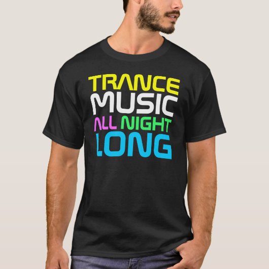 Rap Couture - Tramce Music All Naight Long T-shirt (Voorkant)