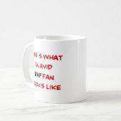 rap fan, enthousiast koffiemok (Voorkant links)