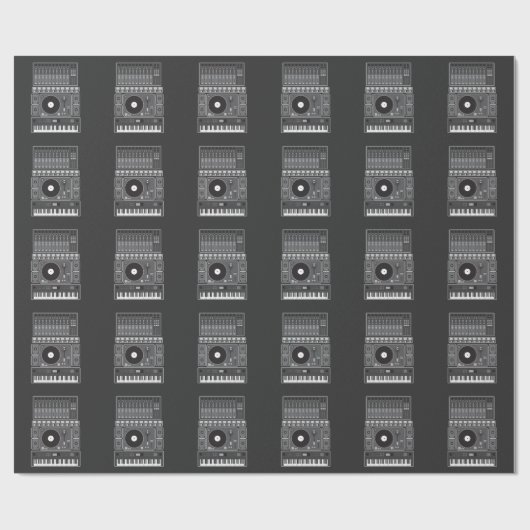 Rap Music Beat Maker DJ Gift Cadeaupapier (Vlak)