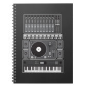 Rap Music Beat Maker DJ Gift Notitieboek (Voorkant)