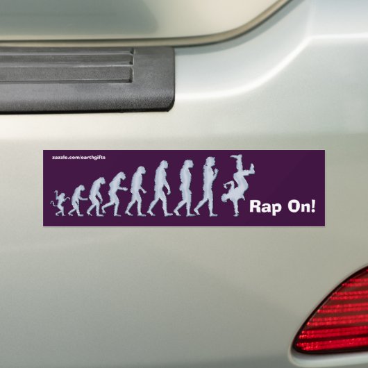 RAP OP RAPPER BUMPERSTICKERS (Op auto)