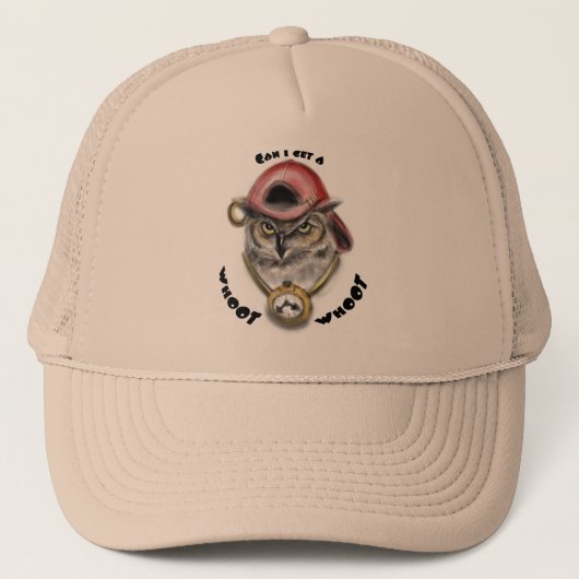 Rap Owl Trucker Pet (Voorkant)