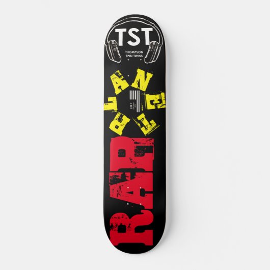 RAP PLANET Skateboard (Voorkant)