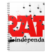 rap rap raf. notitieboek (Voorkant)