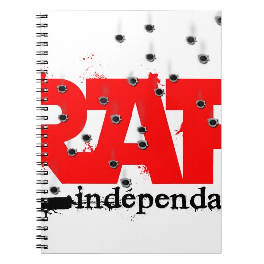 rap rap raf. notitieboek (Voorkant)