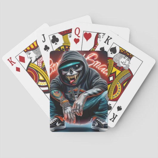 Rap-reeks 1 pokerkaarten (Achterkant)