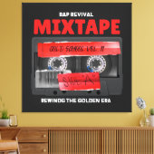 Rap Revival Golden Era Mixtape Canvas Afdruk (Insitu (Woonkamer))