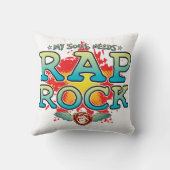 Rap Rock Soul Cushion Kussen (Achterkant)