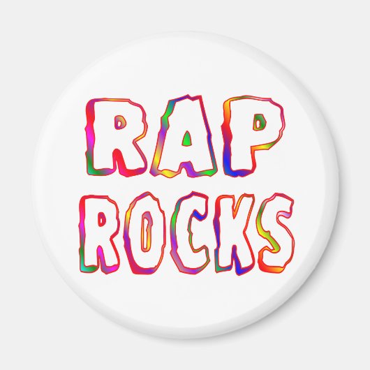 Rap Rocks Magneet (Voorkant)
