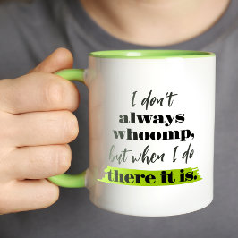 Rap Song Tekst Funny Lime Green Modern Typografie Koffiemok