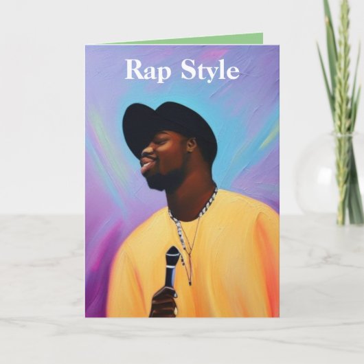 Rap Stijl Bedankkaart (Voorkant)