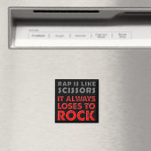 Rap Versus Rock Paper Scissors Koelkastmagneet Gra Magneet (Insitu (Vaatwasser))