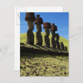 Rapa Nui artefacten, Paaseiland Briefkaart (Voorkant / Achterkant)