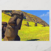 Rapa Nui Easter Island gestileerde papiervellen (Voorkant)
