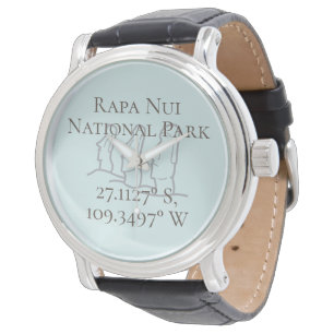 Rapa Nui Latitude & Lengtegraad Horloge