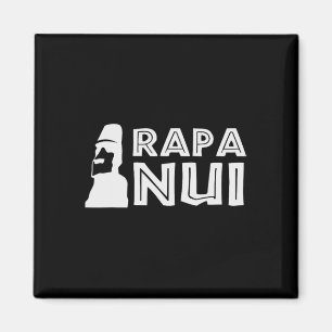 Rapa Nui Moai Paaseiland Polynesië Gelukkig Pasen Magneet