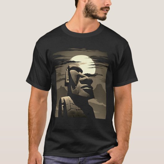 Rapa Nui, Moai T-shirt (Voorkant)