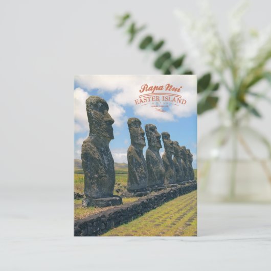 Rapa Nui (Paaseiland) Briefkaart (Staand voorkant)