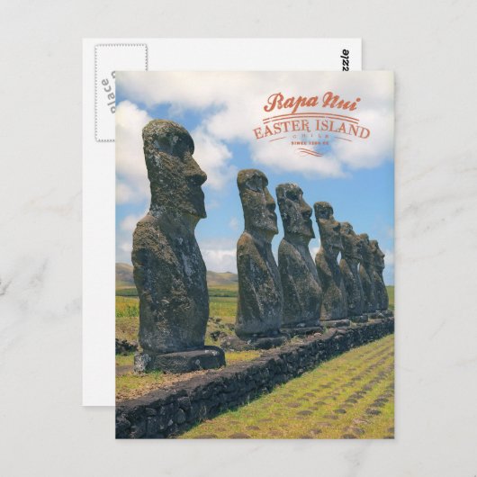 Rapa Nui (Paaseiland) Briefkaart (Voorkant / Achterkant)