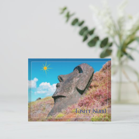 Rapa Nui, Paaseiland Briefkaart (Staand voorkant)