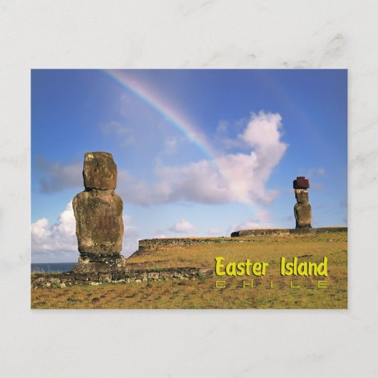 Rapa Nui, Paaseiland Briefkaart (Voorkant)