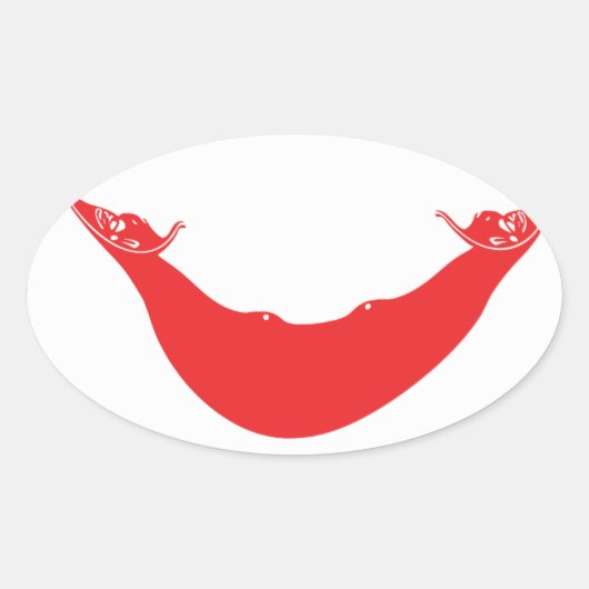 Rapa Nui Vlag Sticker (Voorkant)