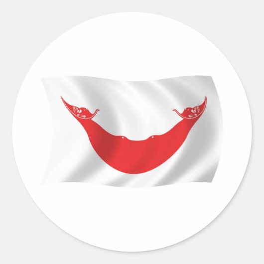 Rapa Nui Vlag Sticker (Voorkant)