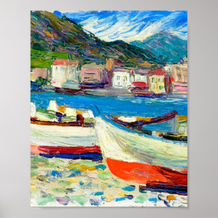 Rapallo boten door Vassily Kandinsky Poster