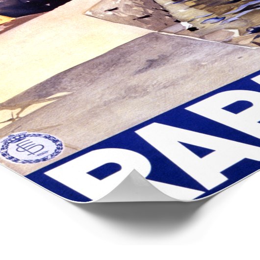 Rapallo Genova Italië Poster voor reizen (Hoek)