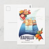 Rapallo Italië Briefkaart (Voorkant / Achterkant)
