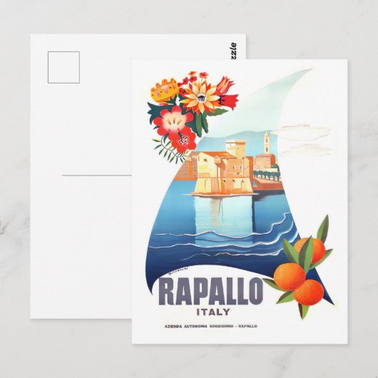Rapallo Italië Briefkaart (Voorkant / Achterkant)