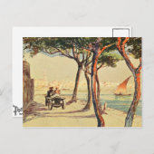 Rapallo, Italië -  Italiaanse kunst Briefkaart (Voorkant / Achterkant)