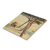 Rapallo, Italië -  Italiaanse kunst Tegeltje (Zijkant)