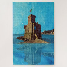 RAPALLO - Italië - kasteel - marina