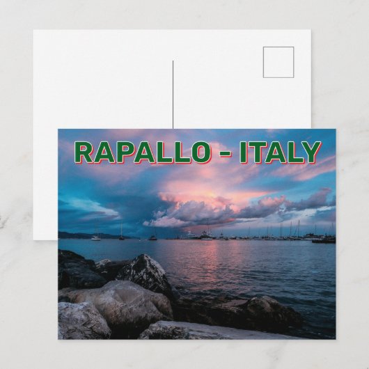 Rapallo, Italy Briefkaart (Voorkant / Achterkant)