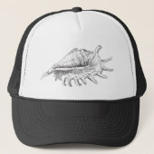 Rapana Seashell Trucker Pet (Voorkant)