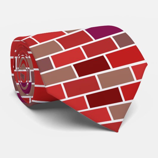 Rapeller beklimt naar beneden Escaping Brick Build Stropdas (Opgerold)