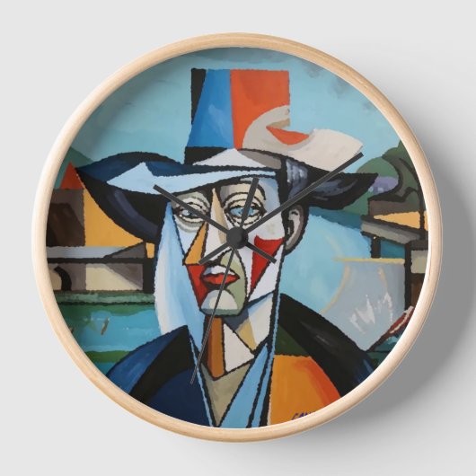 Raphael Сanossa Klok Zelfportret Suprematist (Voorkant)