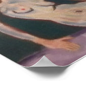 Raphael Сanossa Meisje met paraplu Poster (Hoek)