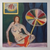 Raphael Сanossa Meisje met paraplu Poster (Voorkant)