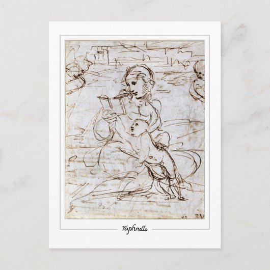 Raphael #100 - Kunstmatig Briefkaart (Voorkant)
