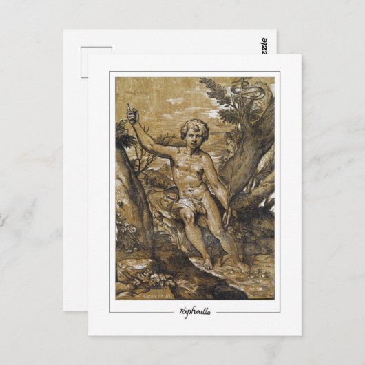 Raphael #106 - Kunstmatig Briefkaart (Voorkant / Achterkant)