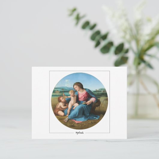 Raphael #10 - Kunstmatig Briefkaart (Staand voorkant)