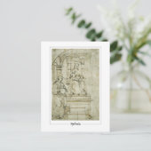 Raphael #134 - Kunstmatig Briefkaart (Staand voorkant)