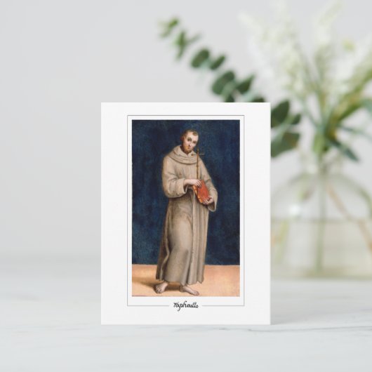 Raphael #13 - Kunstmatig Briefkaart (Staand voorkant)