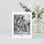 Raphael #212 - Kunstmatig Briefkaart (Staand voorkant)