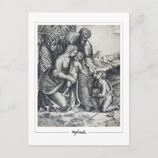 Raphael #212 - Kunstmatig Briefkaart (Voorkant)