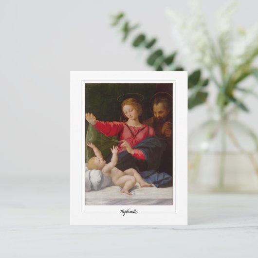 Raphael #6 - Briefkaart met fijne kunst (Staand voorkant)