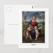 Raphael #7 - Briefkaart met fijne kunst (Voorkant / Achterkant)